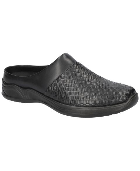 Женские сабо Easy Street Janalee Comfort Mules Flats, цвет: Чёрный