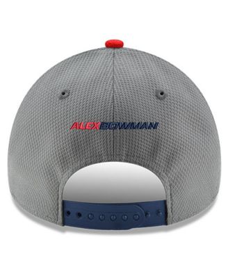 Men's Gray/Navy Alex Bowman Salute 9FORTY Adjustable Hat