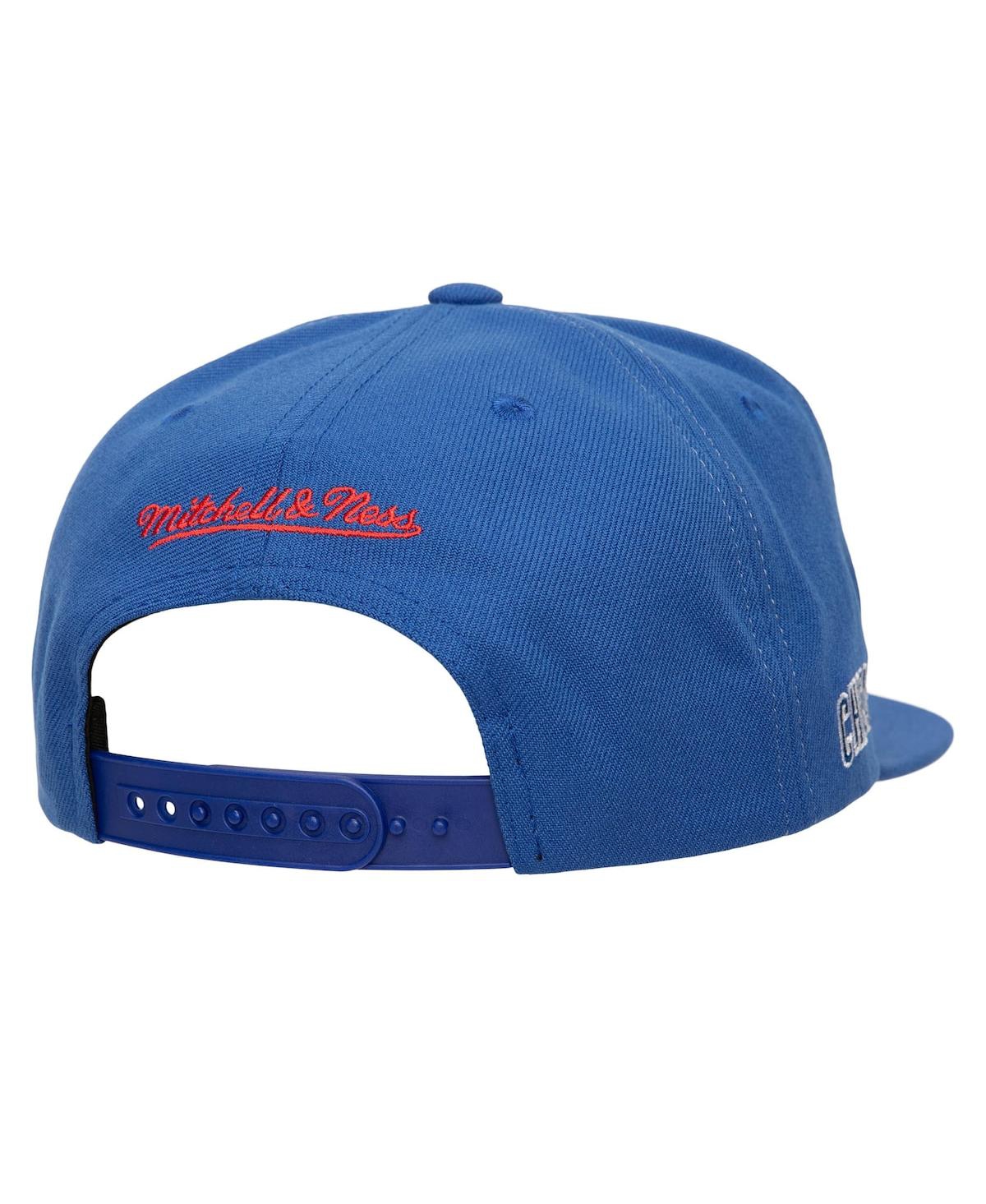 Mitchell & Ness Men's Royal Chicago Cubs Full Frontal Snapback Hat In Royal