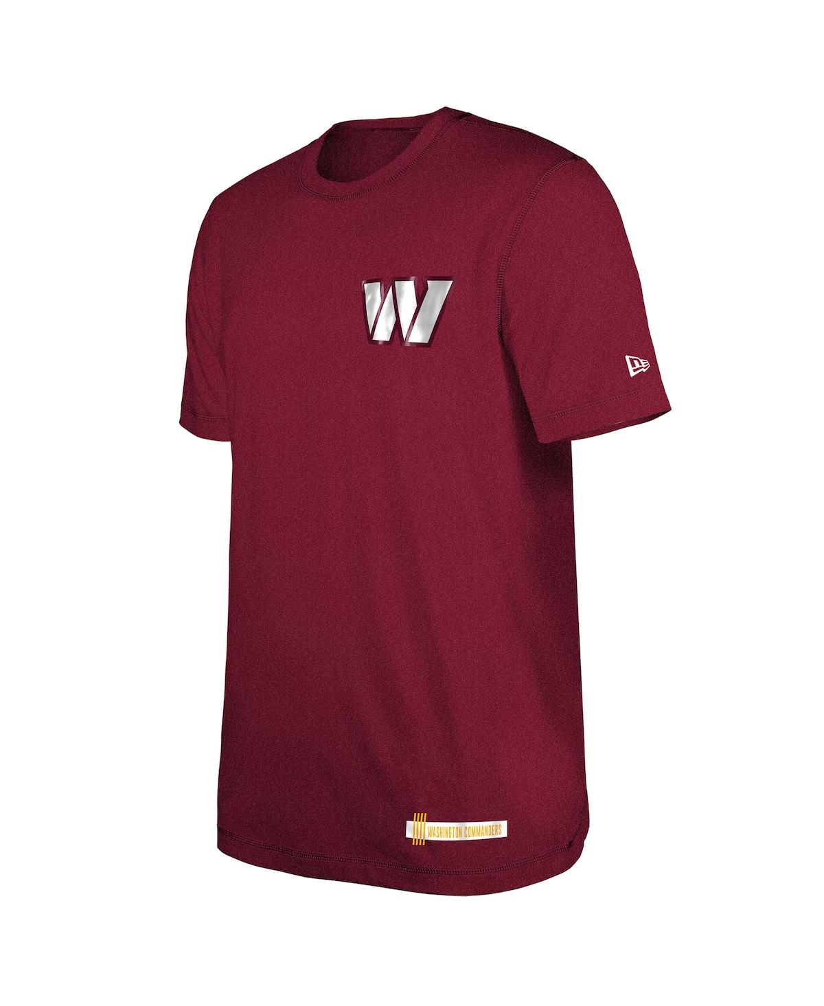 NEW ERA MEN'S BURGUNDY WASHINGTON COMMANDERS 2024 NFL TRAINING CAMP T-SHIRT 