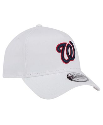 Men's White Washington Nationals TC A-Frame 9FORTY Adjustable Hat