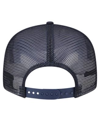 Men's Navy Atlanta Braves Bikini Bottom Trucker 9FIFTY Snapback Hat