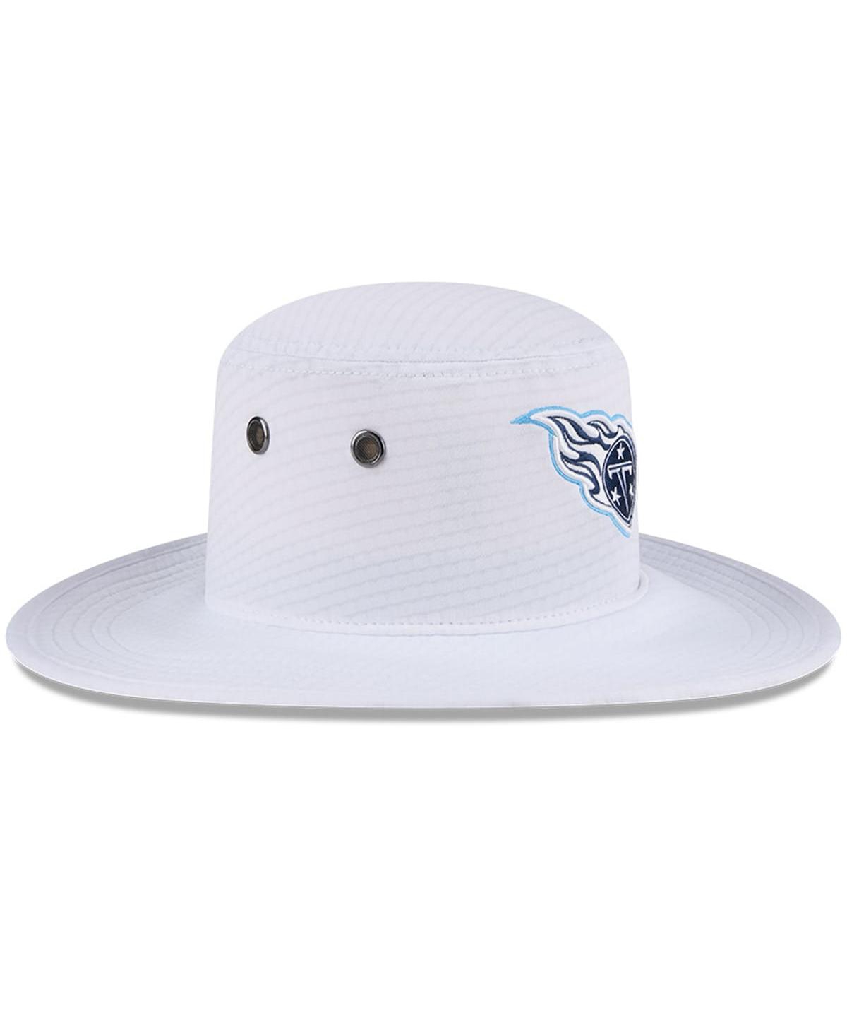 NEW ERA MEN'S WHITE TENNESSEE TITANS 2024 NFL TRAINING CAMP PANAMA BUCKET HAT 