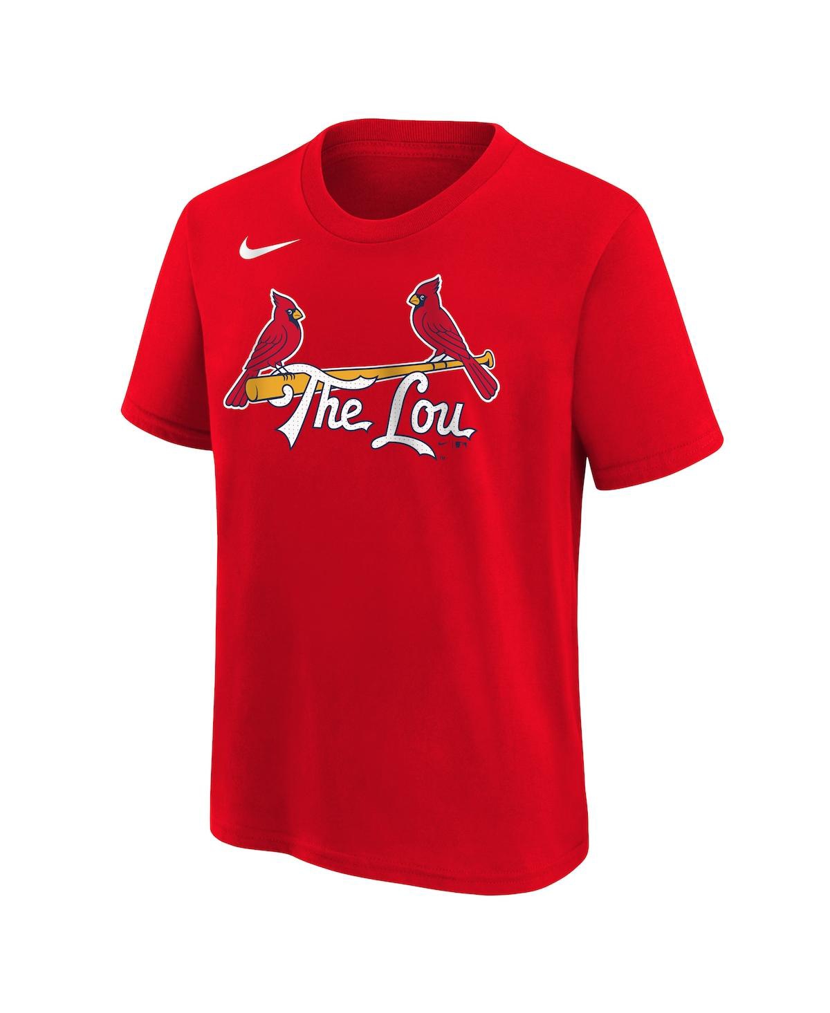 Nike Big Boys And Girls Nolan Arenado Red St. Louis Cardinals 2024 City Connect Name Number T-shirt In Red