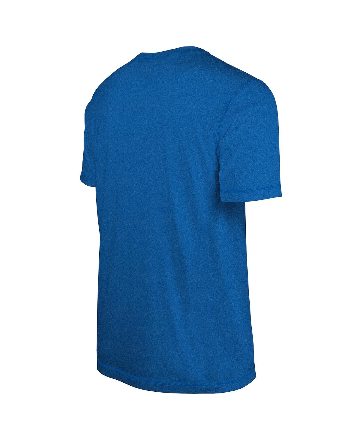 New Era Men's Royal Los Angeles Rams 2024 Nfl Training Camp T-shirt In Heather Royal