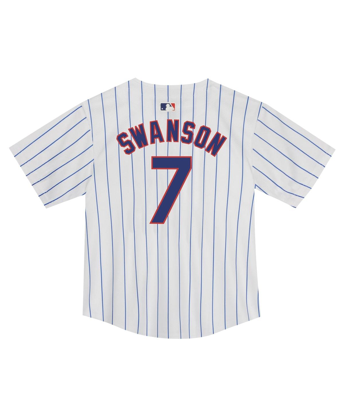 Nike Toddler Boys and Girls Dansby SwansonChicago Cubs Game Jersey - White