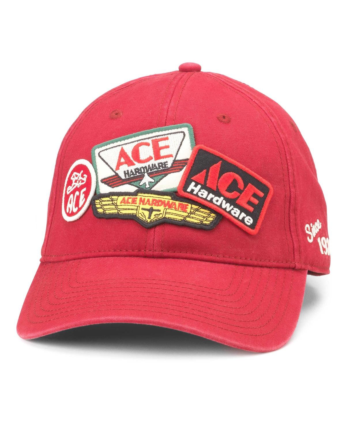 Men's Red Ace Hardware Iconic Adjustable Hat - Red, Black