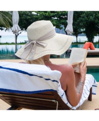 Cotton Terry Lounge Chair Covers, 2-Pack, 30" x 85" with Pocket Design