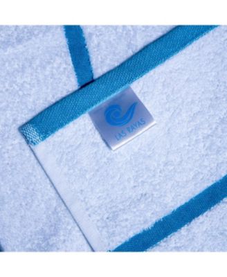 Cotton Terry Lounge Chair Covers, 2-Pack, 30" x 85" with Pocket Design