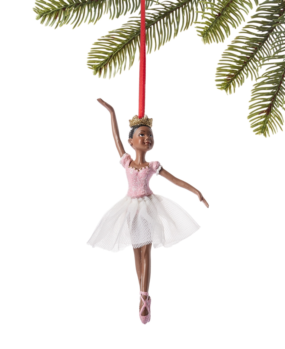 Holiday Lane Ballet En Pointe Ballerina In Dress Ornament, Exclusively At Macy's In No Color