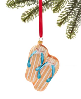 Holiday Lane - Seaside Flip Flops with Starfish Ornament