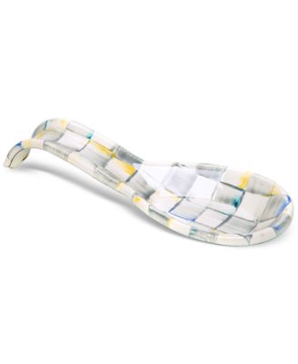 MacKenzie-Childs - Sterling Check Enameled Steel Spoon Rest