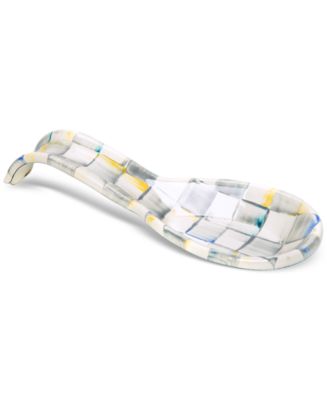 Mackenzie-Childs Sterling Check Spoon Rest - Macy's