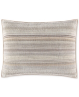 Charter Club Chantarelle Yarn-Dyed Cotton Sham, Standard, Exclusively at Macy's - Neutral Combo