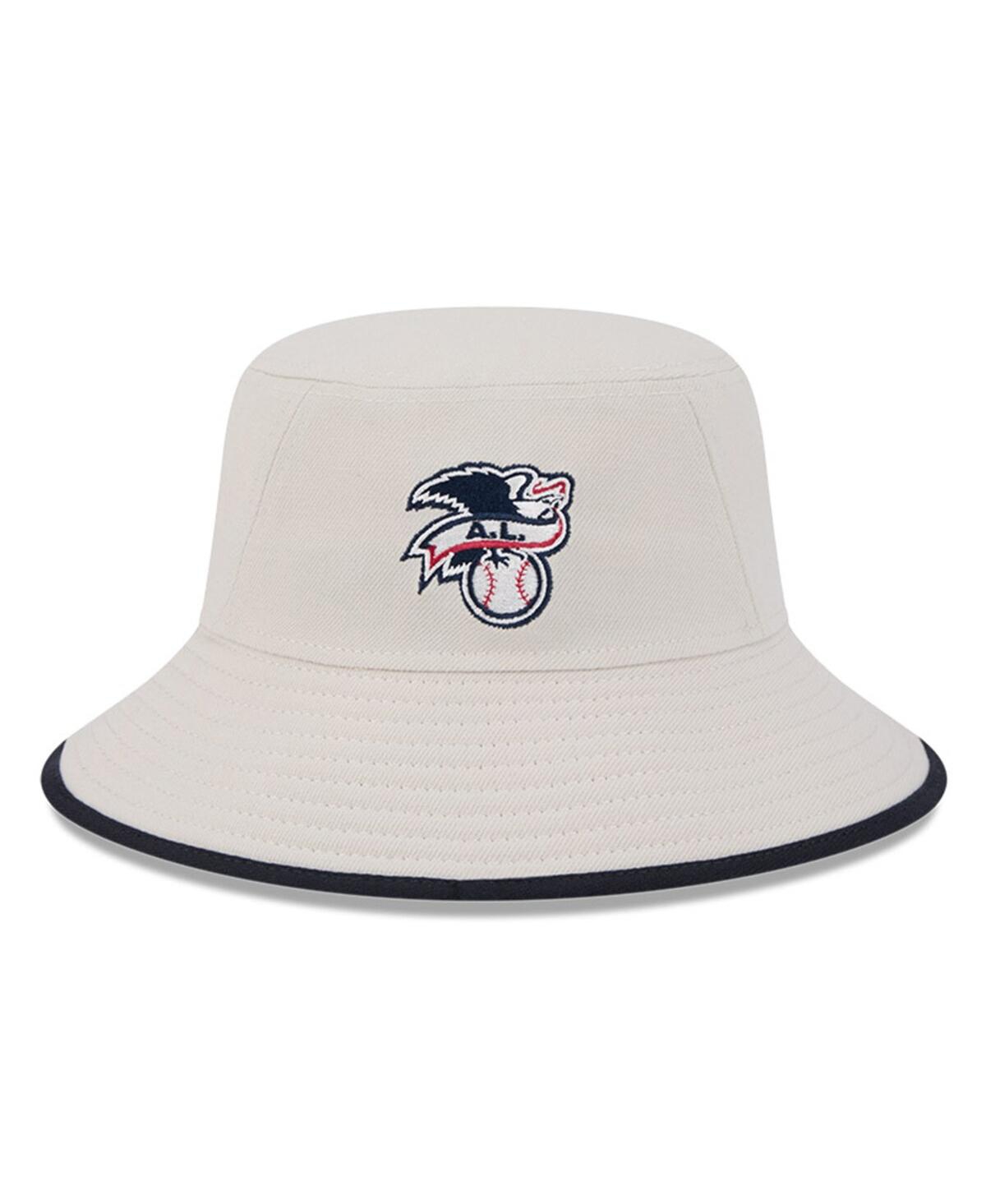 NEW ERA MEN'S KHAKI NEW YORK YANKEES 2024 FOURTH OF JULY BUCKET HAT 