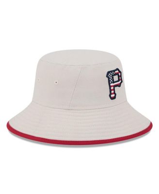 Men's Khaki Pittsburgh Pirates 2024 Fourth of July Bucket Hat