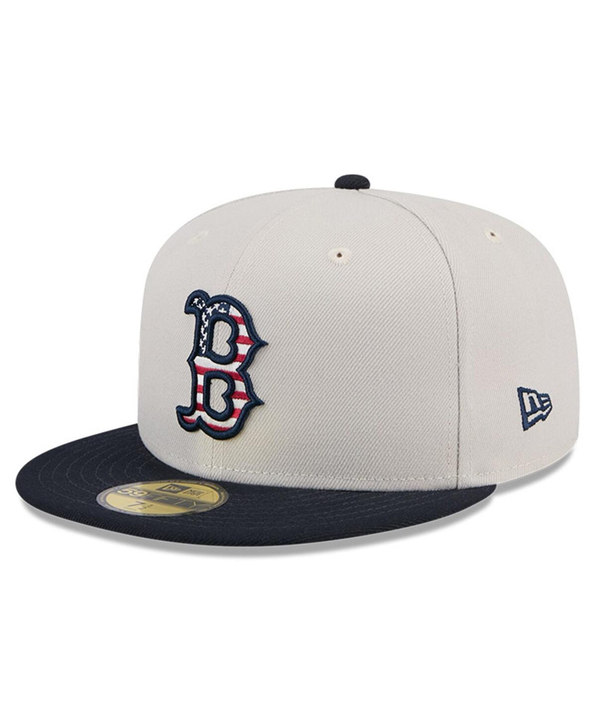 New Era Men's Black Boston Red Sox 2024 Fourth of July 59FIFTY Fitted Hat