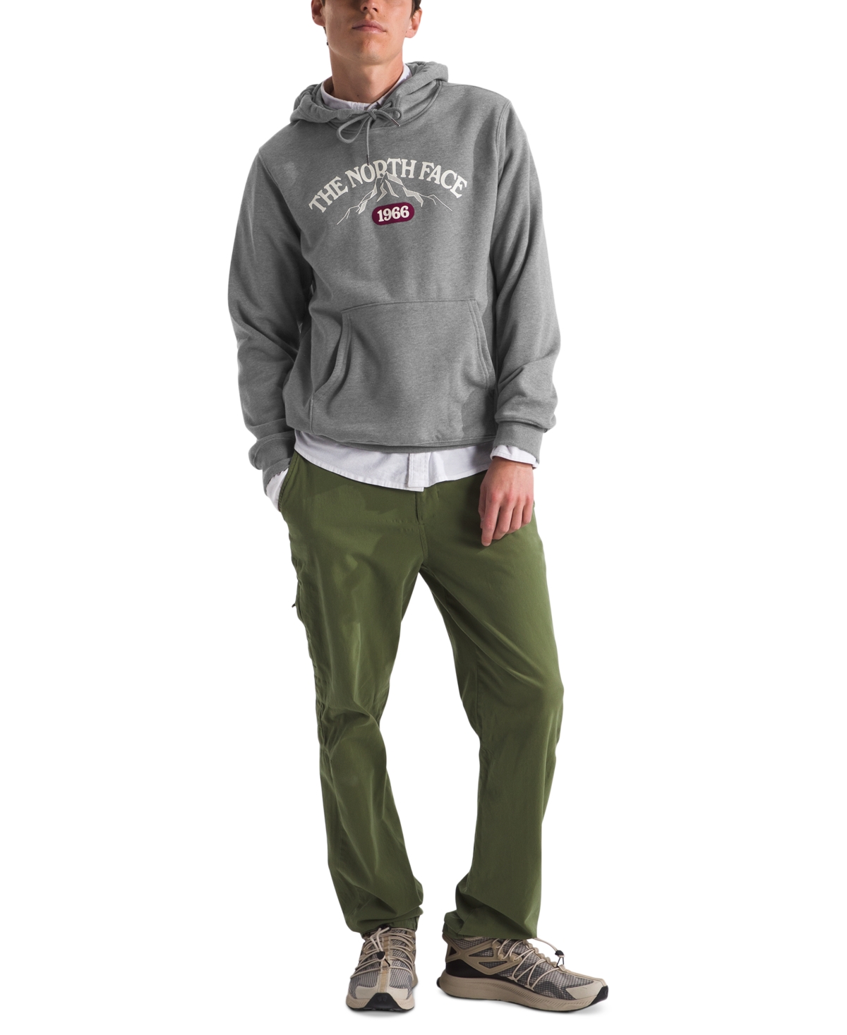 The North Face Men's Long Sleeve Crewneck Varsity Graphic Hoodie