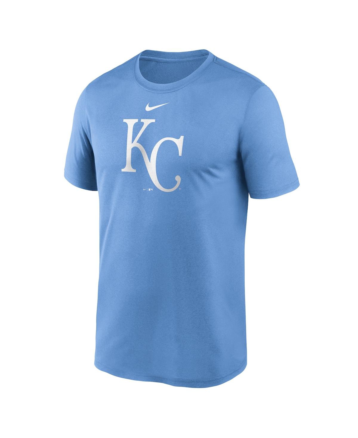 Nike Men's Light Blue Kansas City Royals Large Logo Legend Performance T-shirt In Light Blue