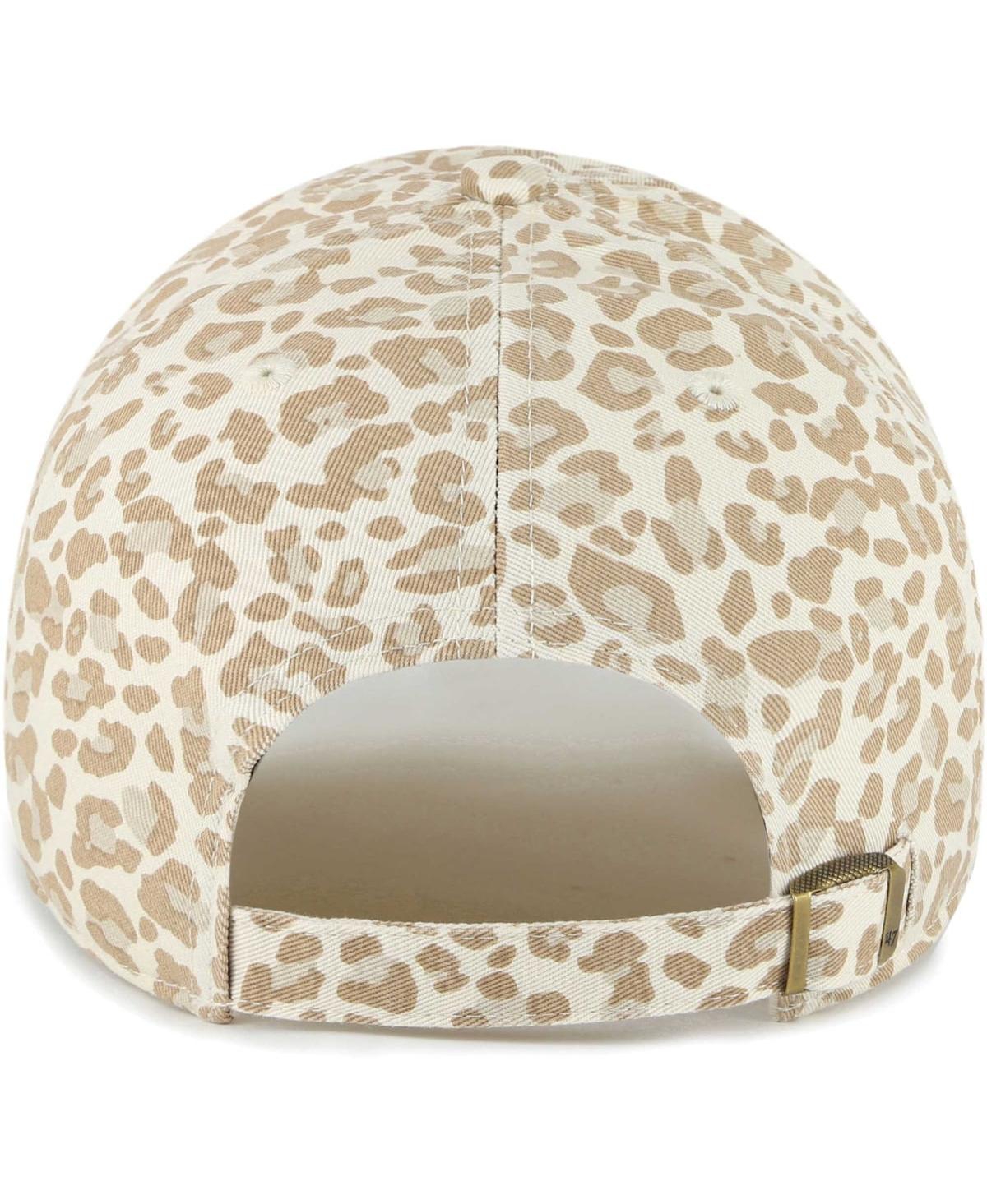 47 Brand Women's Natural Colorado Rockies Panthera Clean Up Adjustable Hat In Natural
