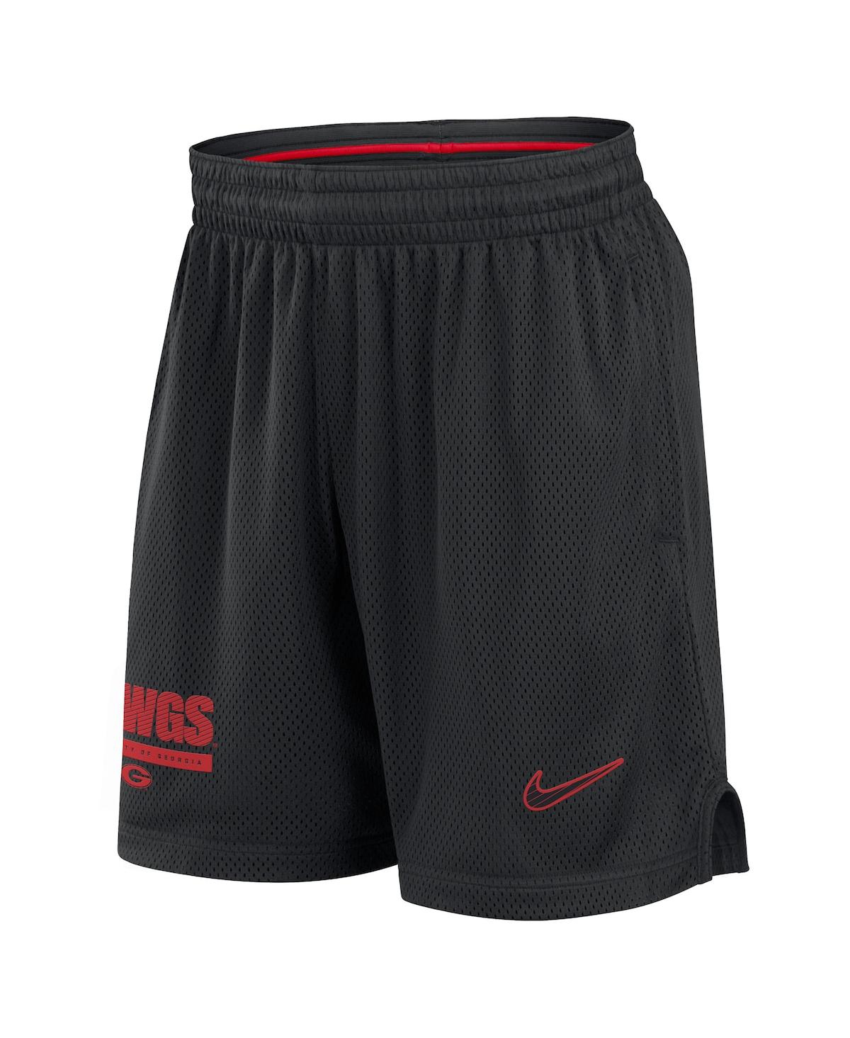 Nike Men's Anthracite Washington State Cougars 2024 Sideline Mesh Shorts In Black