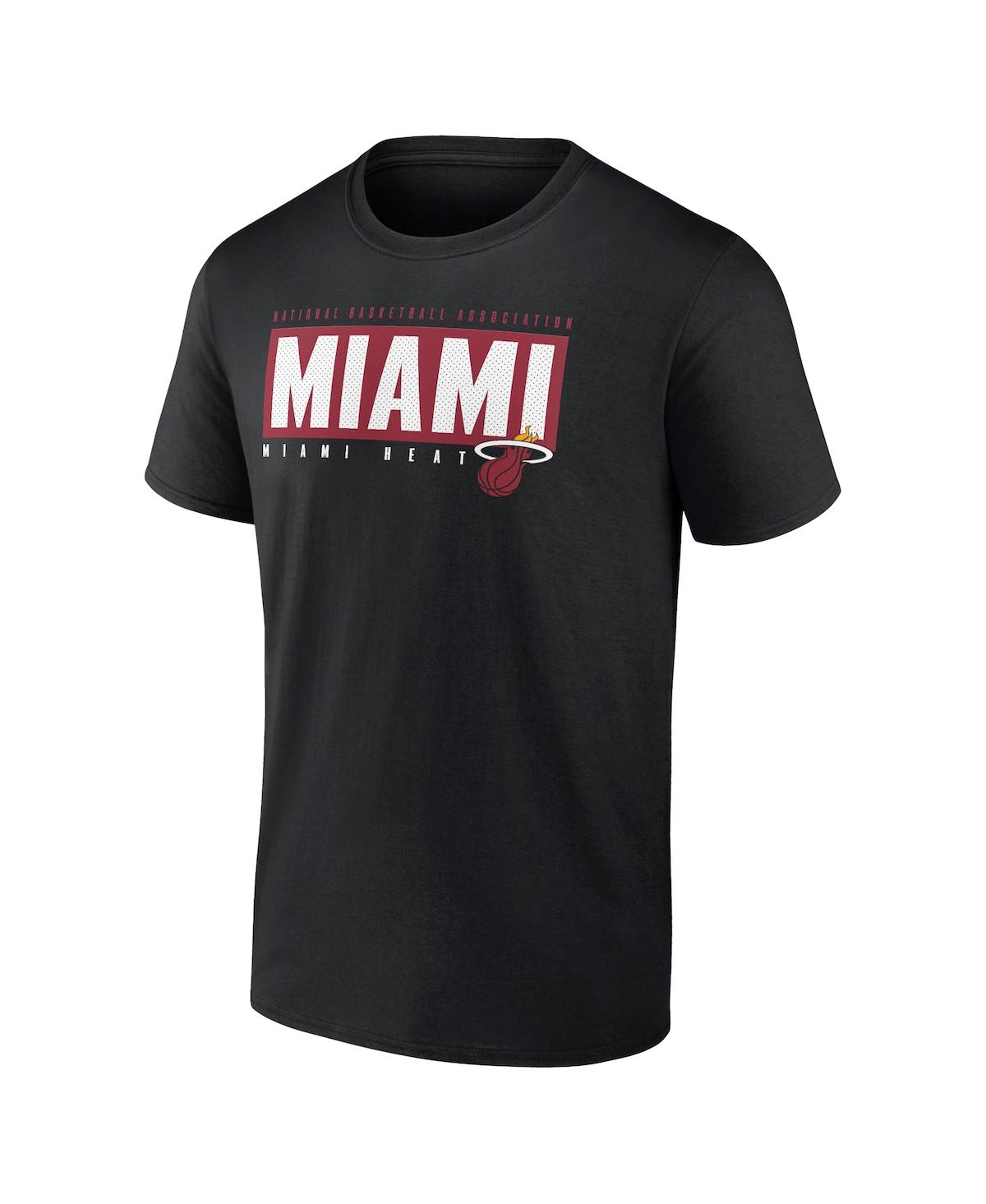 Fanatics Men'sMiami Heat Box Out T-Shirt - Black