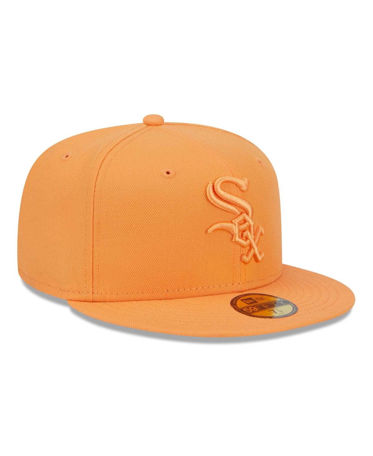 New Era Men'sChicago White Sox Spring Color 59FIFTY Fitted Hat - Orange
