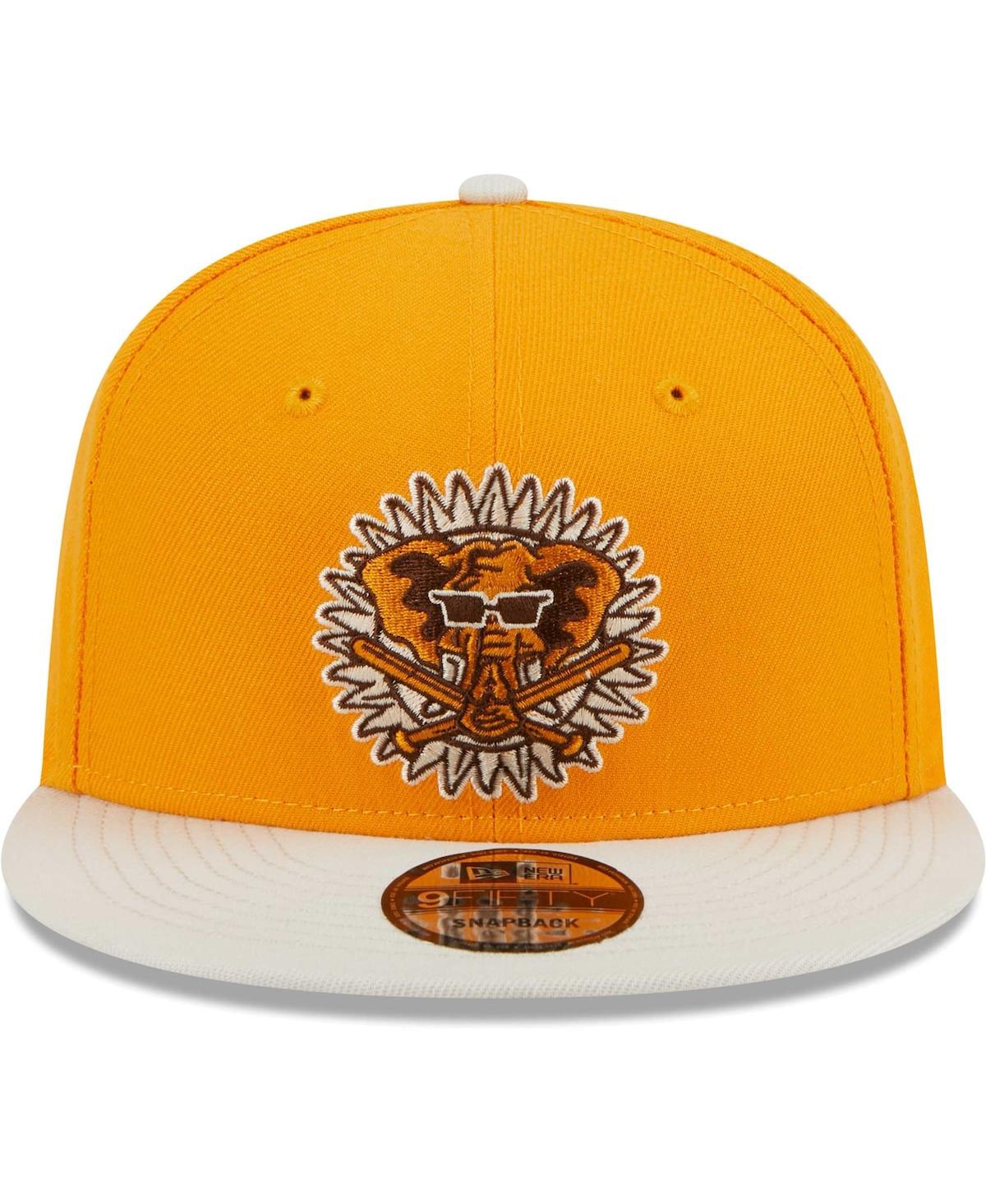 New Era Men'sOakland Athletics Tiramisu 9FIFTY Snapback Hat - Gold
