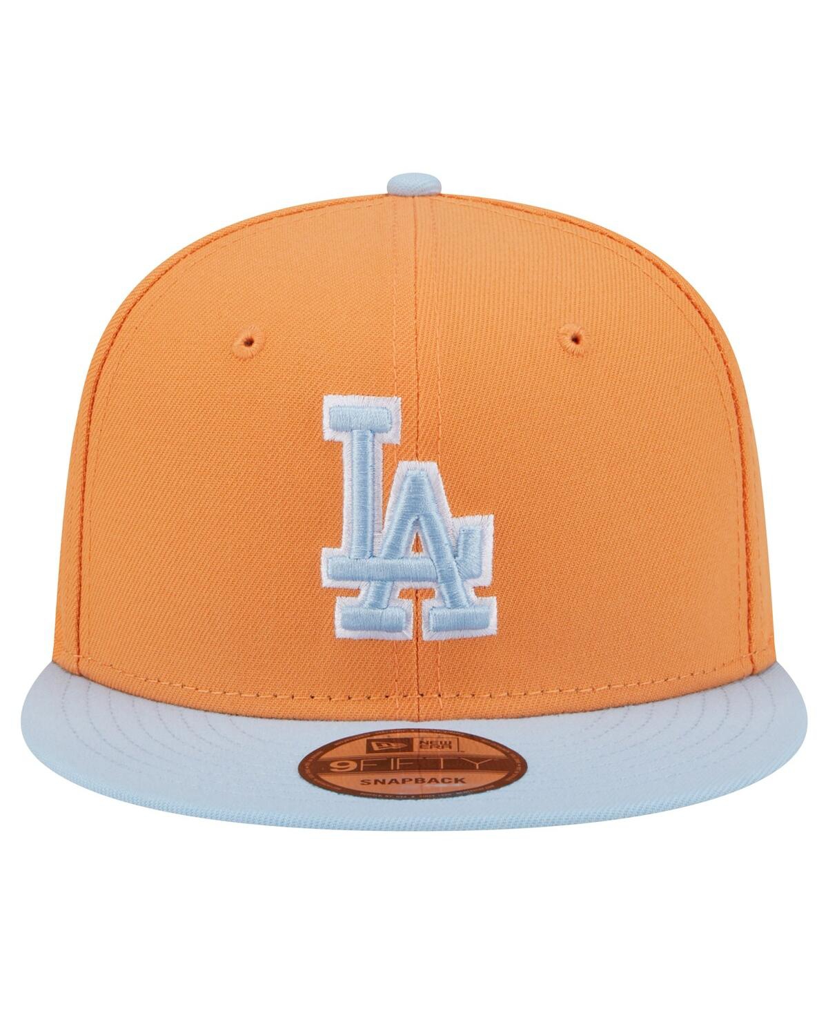 New Era Men'sLos Angeles Dodgers Spring Color Two-Tone 9FIFTY Snapback Hat - Orange