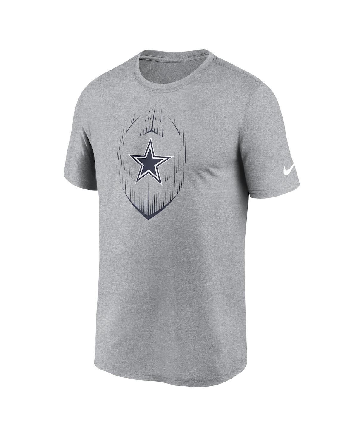 Nike Men'sDallas Cowboys Primetime Legend Icon Performance T-Shirt - Heather Gray