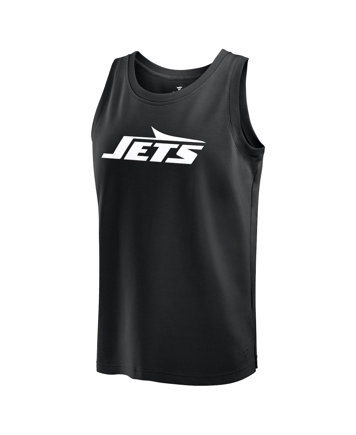 Fanatics Men's Black New York Jets Elements Tank Top In Black