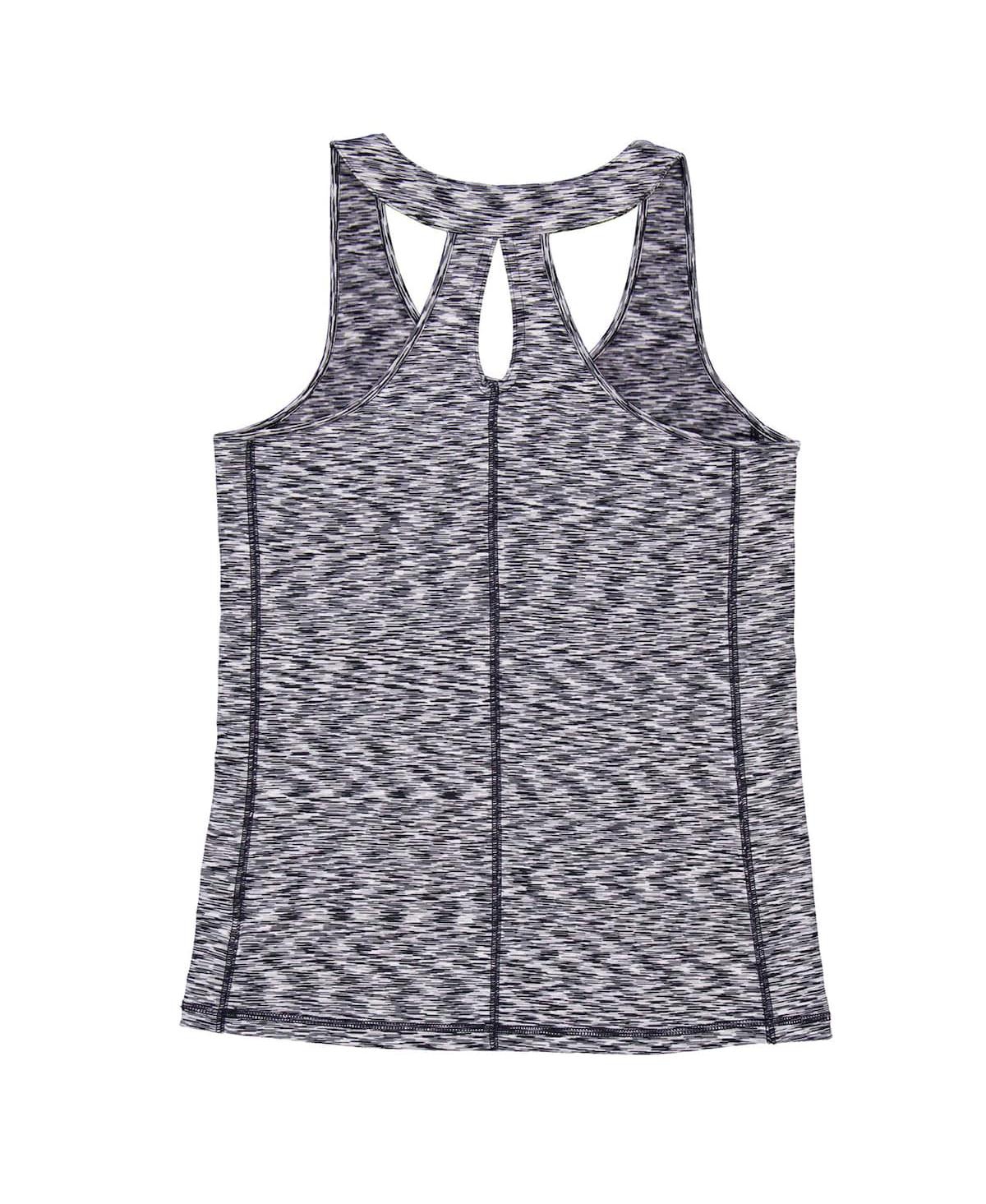 NEW ERA WOMEN'S NAVY NEW YORK YANKEES SPACE DYE KEYHOLE BACK TANK TOP 