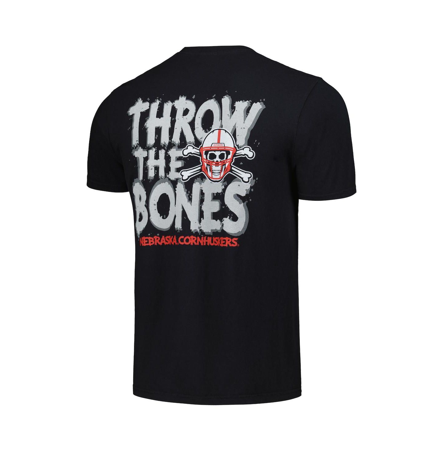 Футболка Image One Black Nebraska Huskers Hyper Local Throw the Bones — фото 2