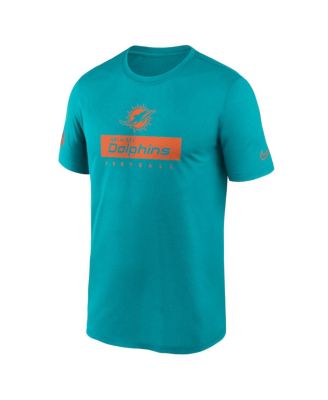 Men's Aqua Miami Dolphins Sideline Legend Performance T-Shirt