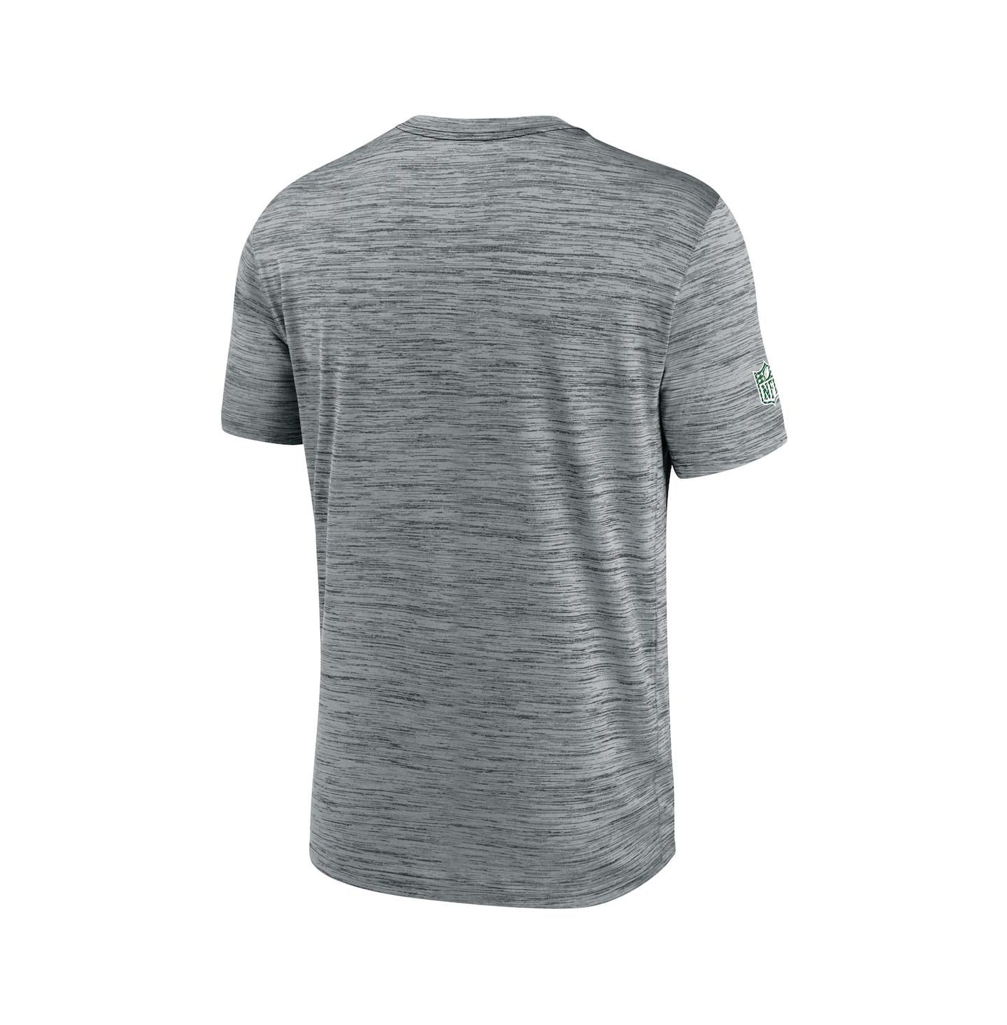 Мужская футболка Nike Gray New York Jets 2024 Sideline Velocity Performance — фото 2