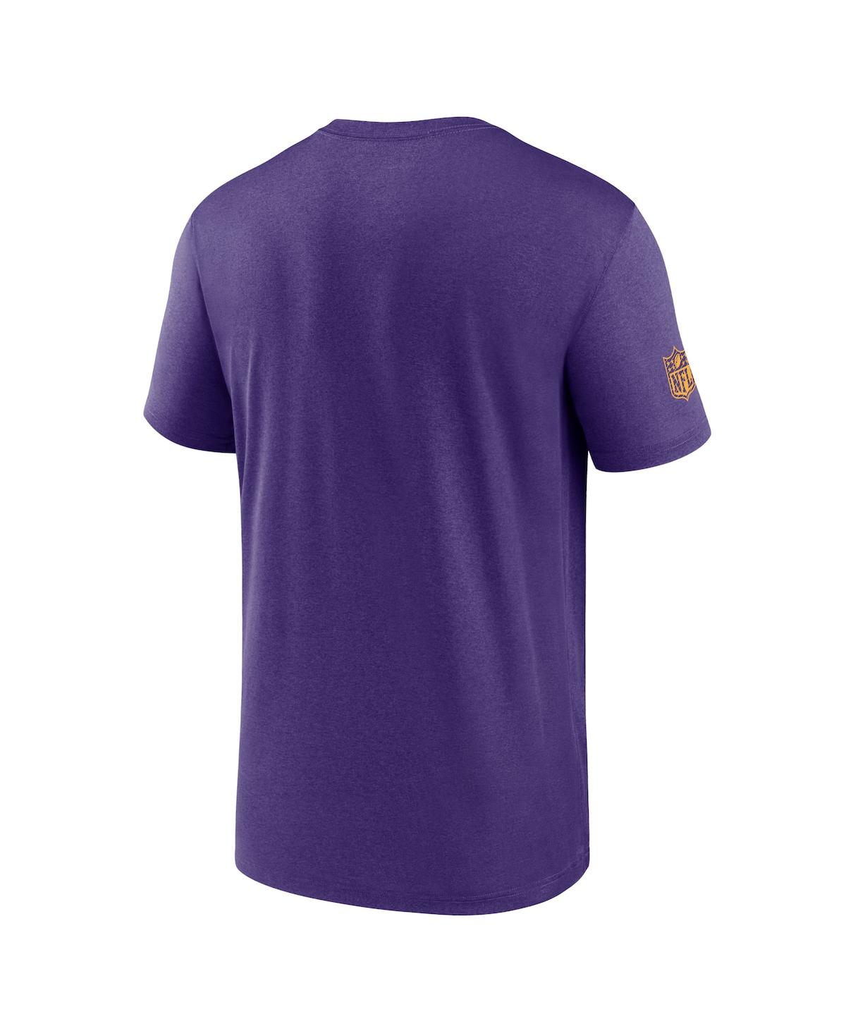 NIKE MEN'S PURPLE MINNESOTA VIKINGS SIDELINE LEGEND PERFORMANCE T-SHIRT