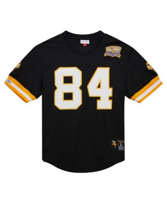 Men's Randy Moss Black Minnesota Vikings Retired Player Name Number Mesh Top