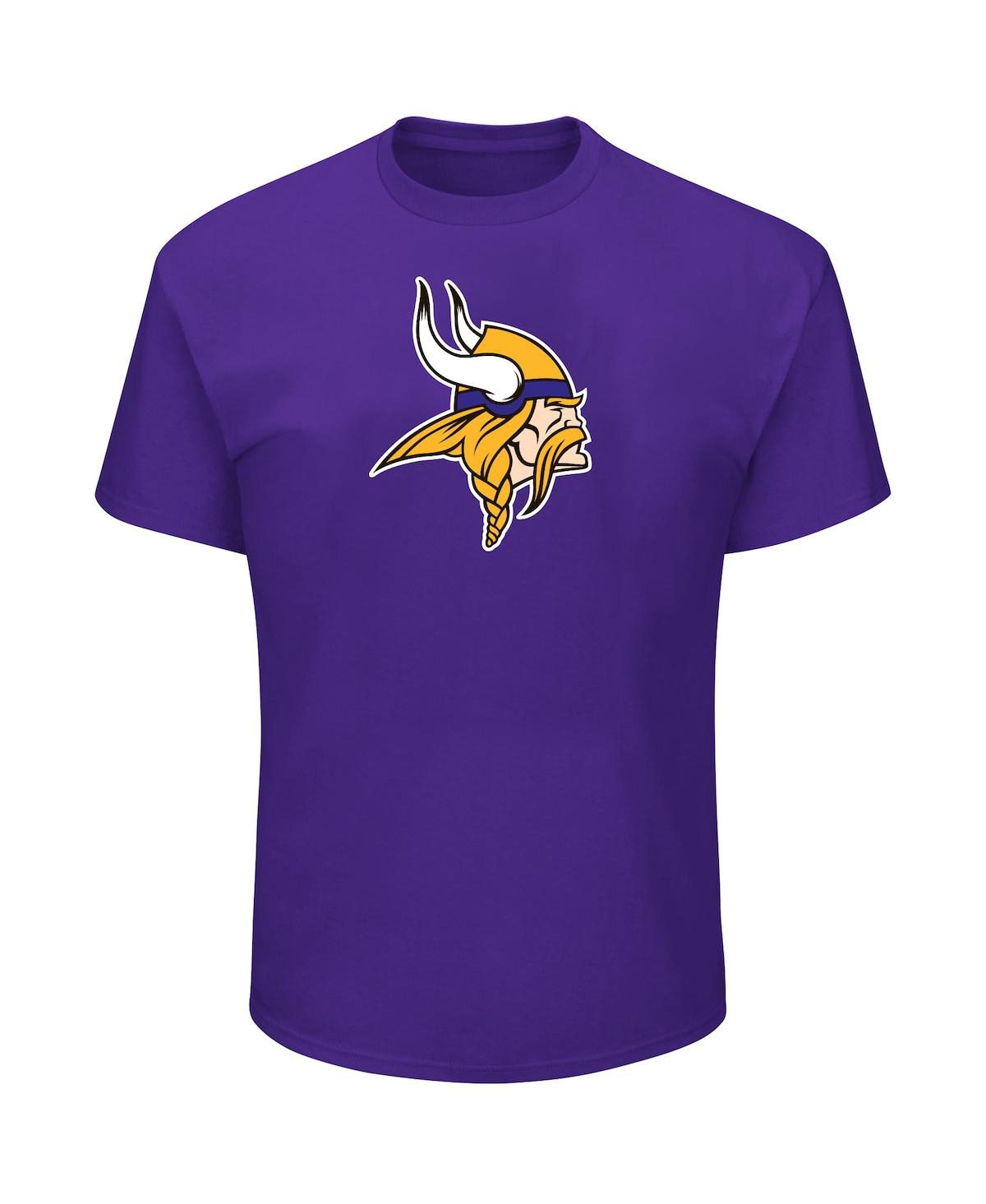 Fanatics Men's J.j. Mccarthy Purple Minnesota Vikings 2024 Nfl Draft First Round Pick Big Tall Name Number T- In Purple