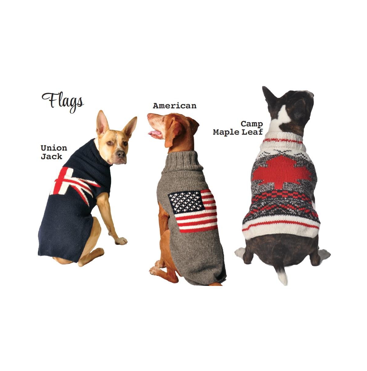 Chilly Dog M American Flag Dog Sweater