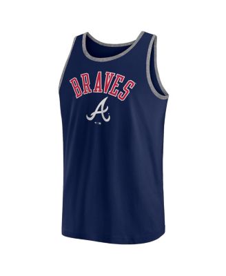 Men's Navy Atlanta Braves Bet Tank Top