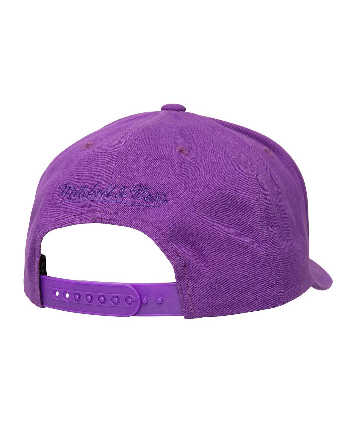 Mitchell & Ness Men's Purple Phoenix Suns Washed Out Tonal Logo Snapback Hat In Purple