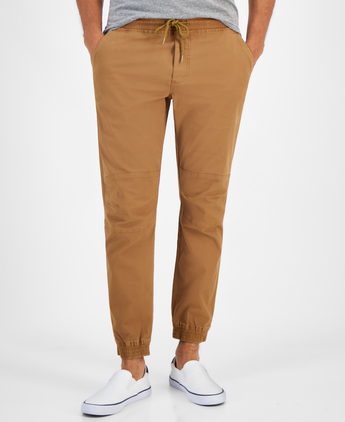 SUN + STONE MEN'S ARTICULATED JOGGER PANTS, CREATED FOR MACY'S 
