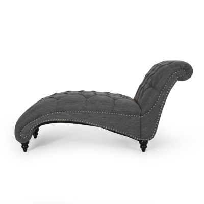 Streamdale Indulge in Comfort & Style Curved Button Tufted Stitched Lounge Chair