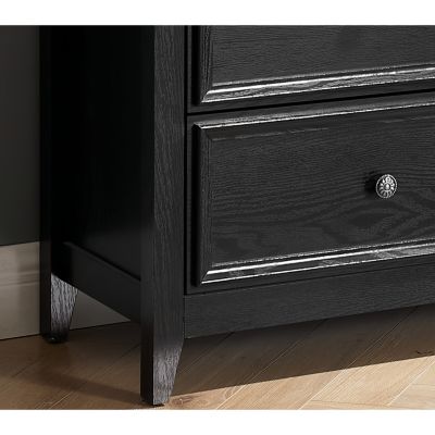 Scratch-Resistant, Easy-Slide 7-Drawer Dresser with Metal Handles