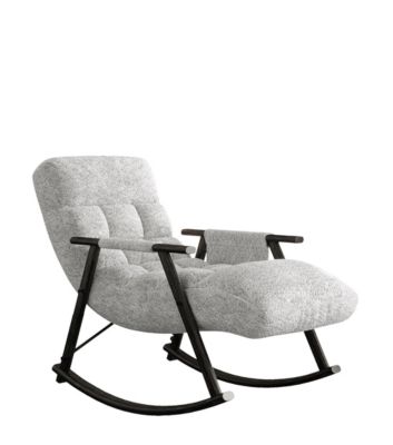   Standard Size   Fabric Upholstery   Adjustable Rocking Design, Comfort & Stability Features  Rocking Chair