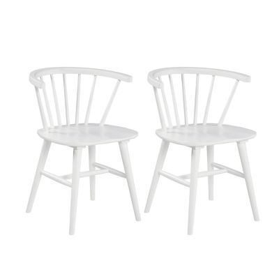 Windsor Spindle Back Dining Chairs (Set of 2)