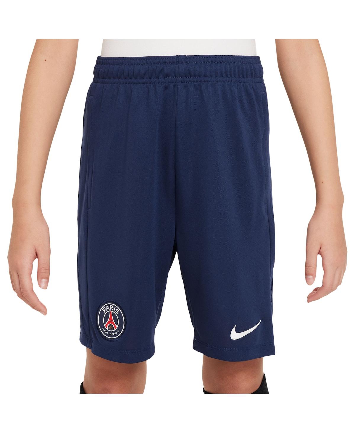 Nike Big Boys And Girls Navy Paris Saint-germain 2024/25 Academy Pro Shorts In Navy