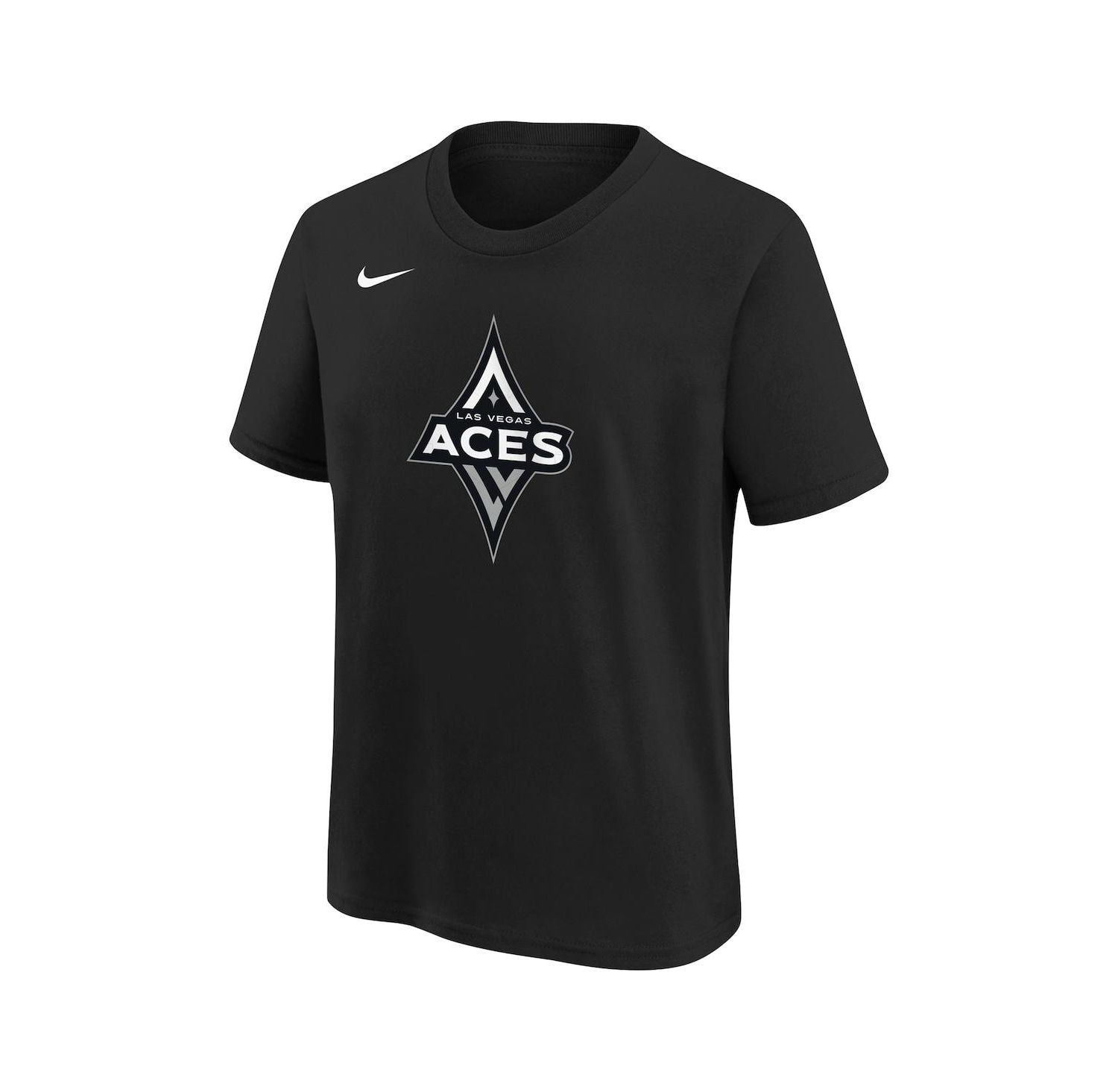 Big Boys and Girls Black Las Vegas Aces Essential Logo T-Shirt