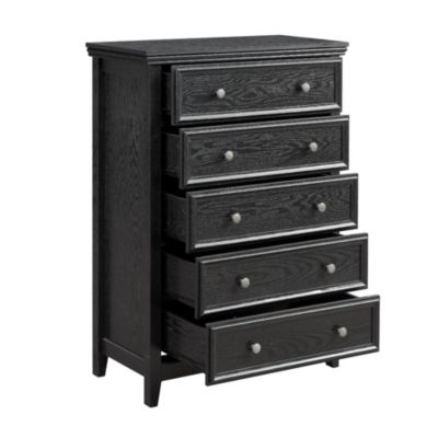 Modern 5-Drawer Storage Dresser with Anti-Tip Safety