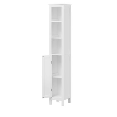 67"Tall MDF Adjustable Shelf Versatile Multi-Purpose Storage Cabinet